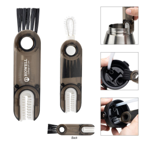 3-In-1 Cup Lid Cleaning Brush Set Thumbnail