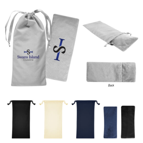 Eye Pillow With Polyester Drawstring Pouch Thumbnail