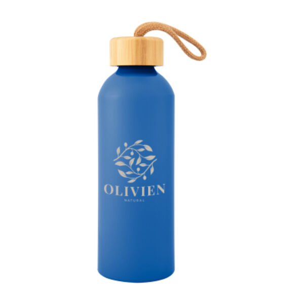 25 Oz. Blaire Recycled Aluminum Bottle With Bamboo Lid Thumbnail