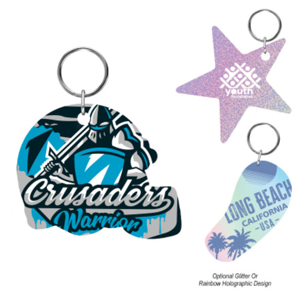 Acrylic Key Tag - Custom Shape 6" Thumbnail