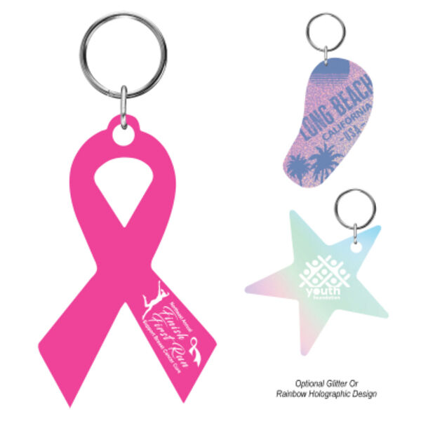 Acrylic Key Tag - Custom Shape 5" Thumbnail