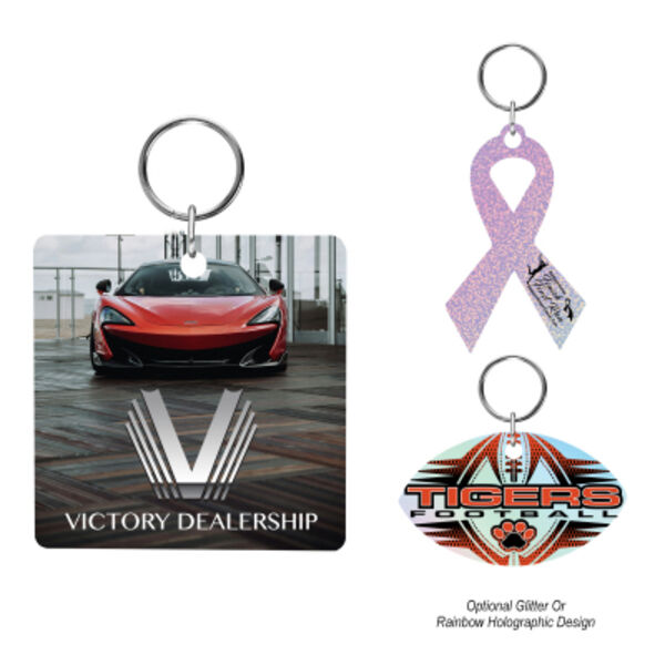 Acrylic Key Tag - Custom Shape 4" Thumbnail