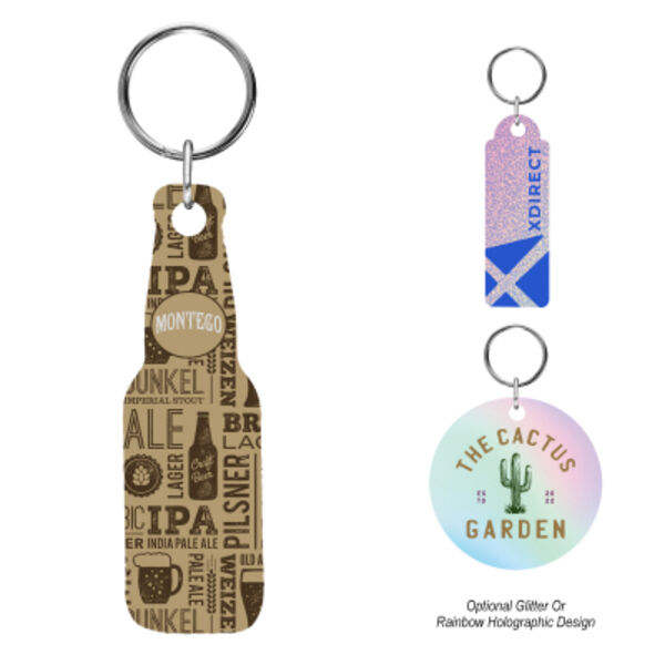 Acrylic Key Tag - Custom Shape 3" Thumbnail