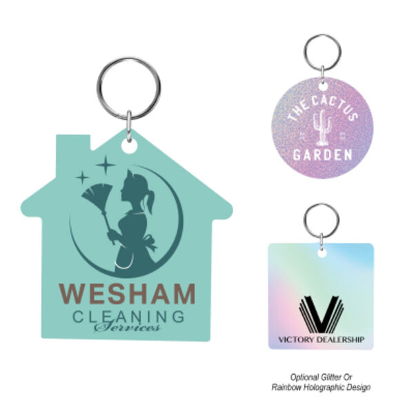 Acrylic Key Tag - Custom Shape 2" Thumbnail