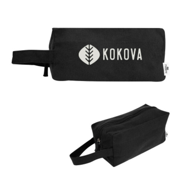 Arden 2 Oz. Recycled Cotton Toiletry Bag Thumbnail