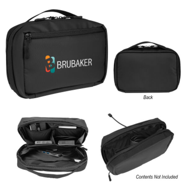 rPET Tech Pouch With Easy Cord Access Thumbnail