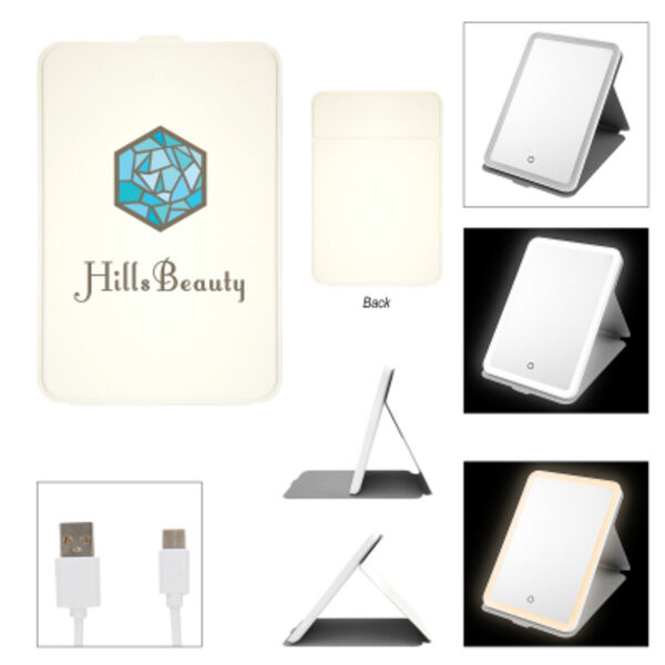 Mirror With LED Light Thumbnail