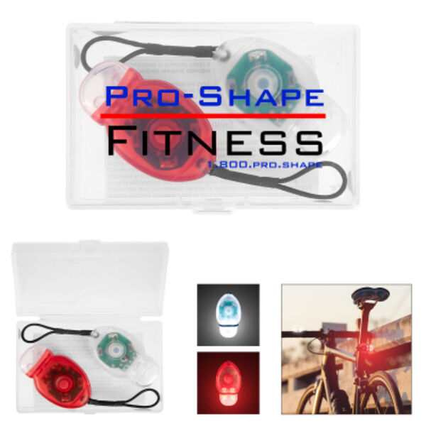 Bike Light Set With Case Thumbnail