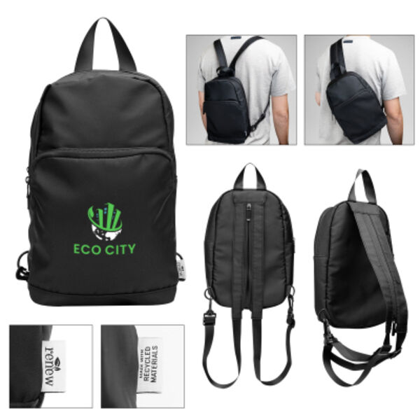 Caleb rPET Convertible Backpack And Sling Bag Thumbnail