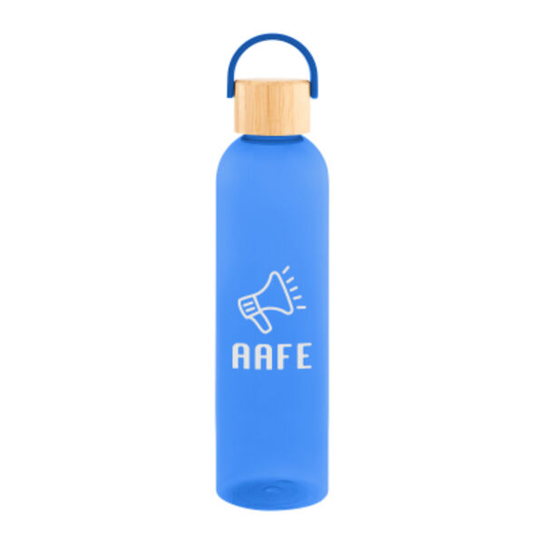 32 Oz. Jeffrey rPET Bottle With Bamboo Lid And Easy Carry Handle Thumbnail