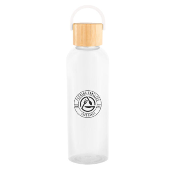 20 Oz. Ally rPET Bottle With Bamboo Lid And Easy Carry Handle Thumbnail