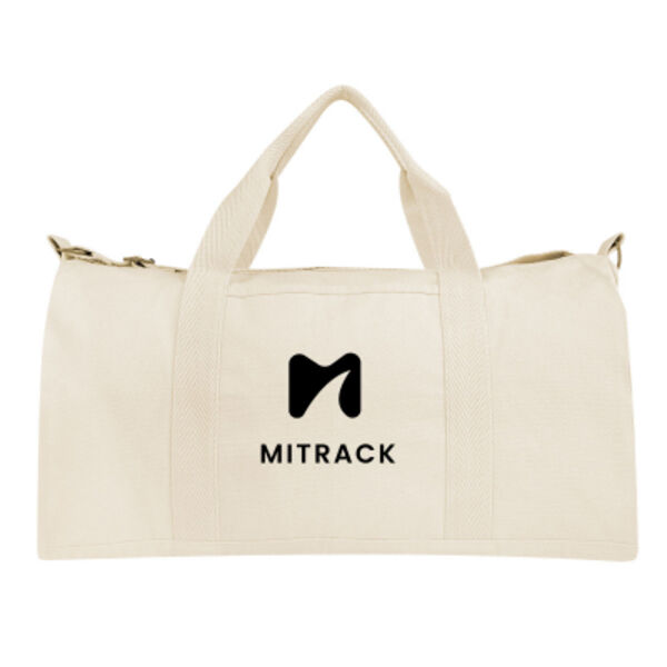 Aware™ 14 Oz. Recycled Cotton Flat Bottom Duffel Bag Thumbnail