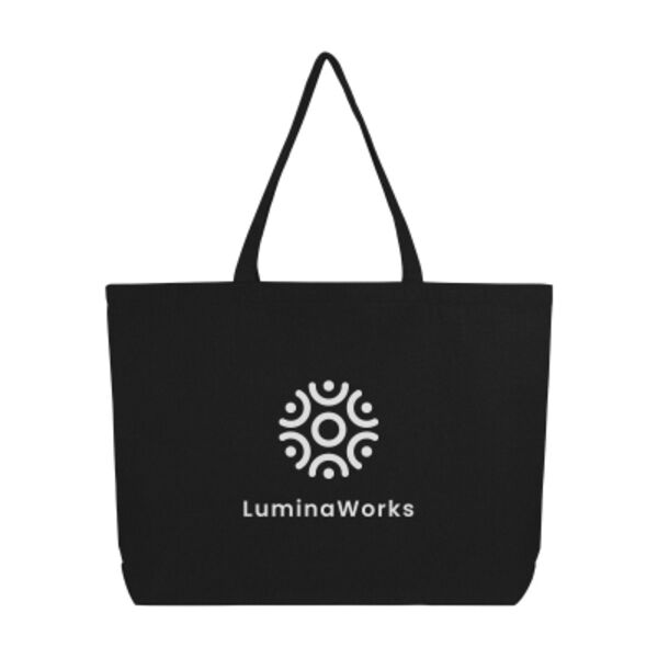 Aware™ 9 oz. Recycled Cotton Shopper Tote Bag Thumbnail