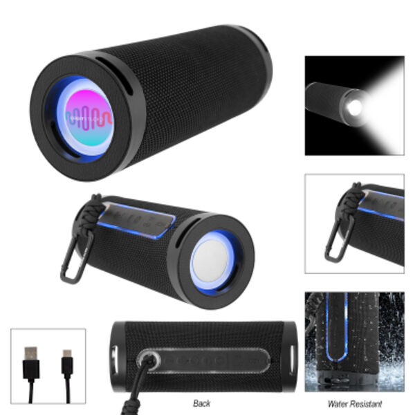 Wireless Barrel Speaker Flashlight Thumbnail