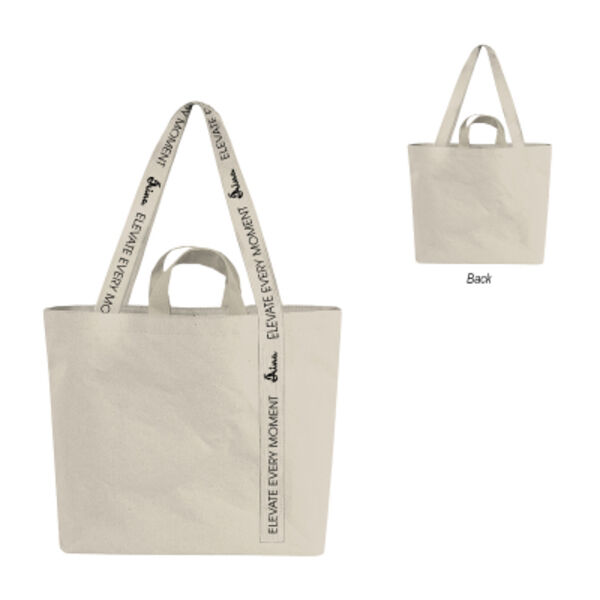 14 oz. Recycled Mono-Strap Canvas Tote Bag Thumbnail