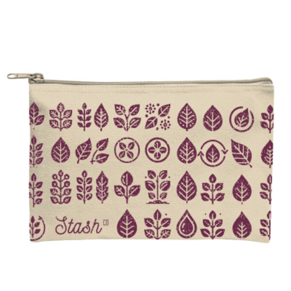 Recycled Canvas Zippered Pouch Thumbnail