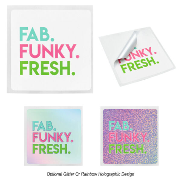 Square Rounded Corner Sticker Thumbnail