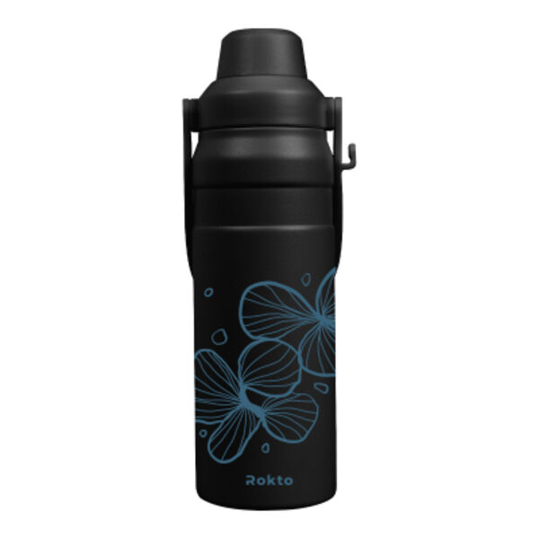 24 Oz. Summit Sip Recycled Stainless Steel Bottle With Easy Carry Handle Thumbnail