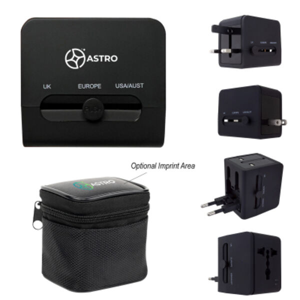 20W Universal Travel Adapter With Type-C Thumbnail