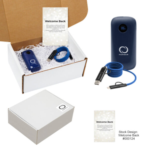 10,000 mAh Power Bank & Quick Charging Cable Gift Set Thumbnail