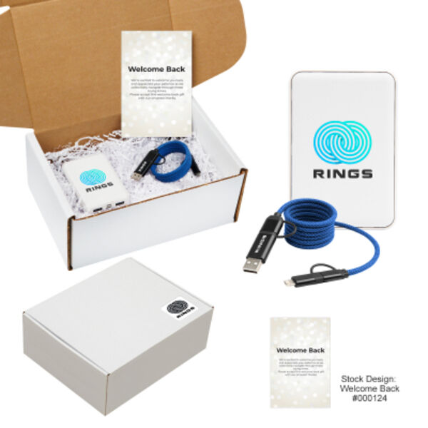 65W Quick Charge Cable & rPET Power Bank Gift Set Thumbnail