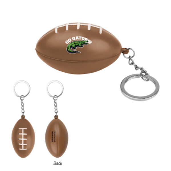 Football Stress Reliever Keychain Thumbnail