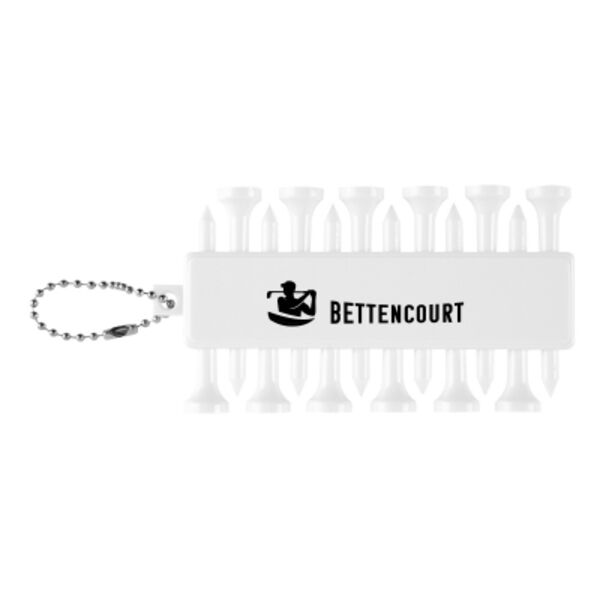 rABS Golf Tee Set Keychain Thumbnail
