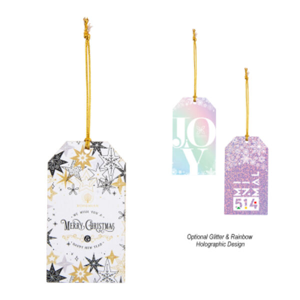 Wood Ornament - Gift Tag Thumbnail