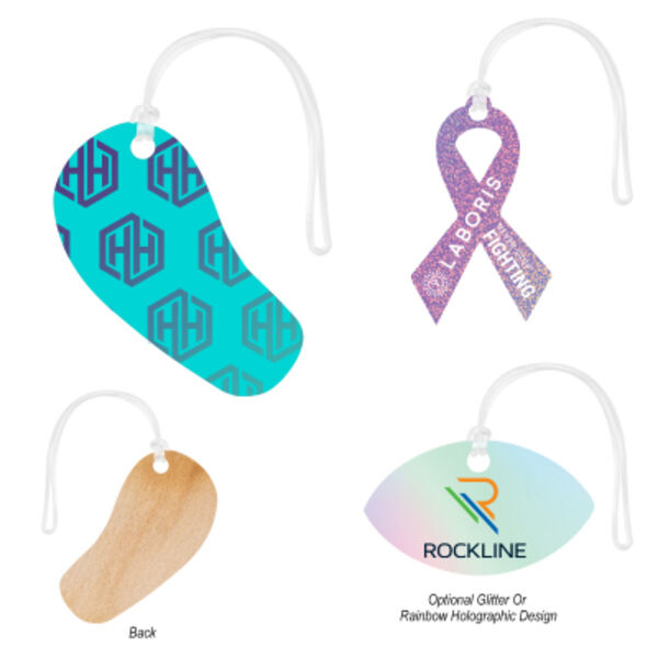 Full Color Wood Luggage Tag - 6" Thumbnail