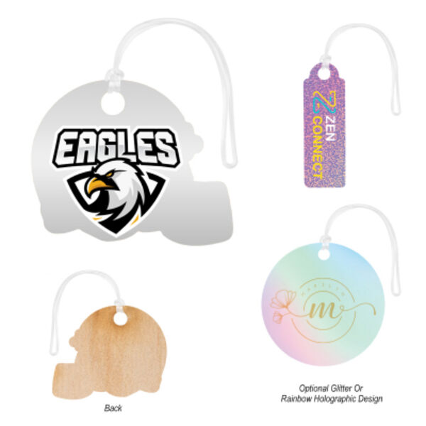 Full Color Wood Luggage Tag - 9" Thumbnail