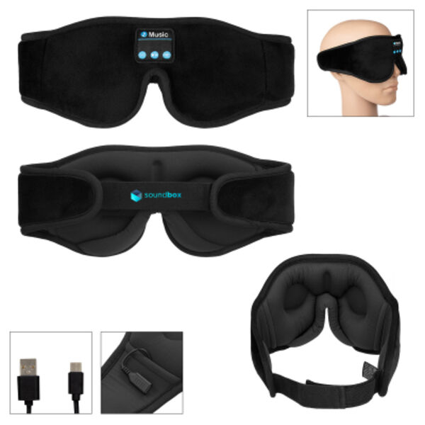 Lullaby Sleep Mask With Wireless Speakers Thumbnail