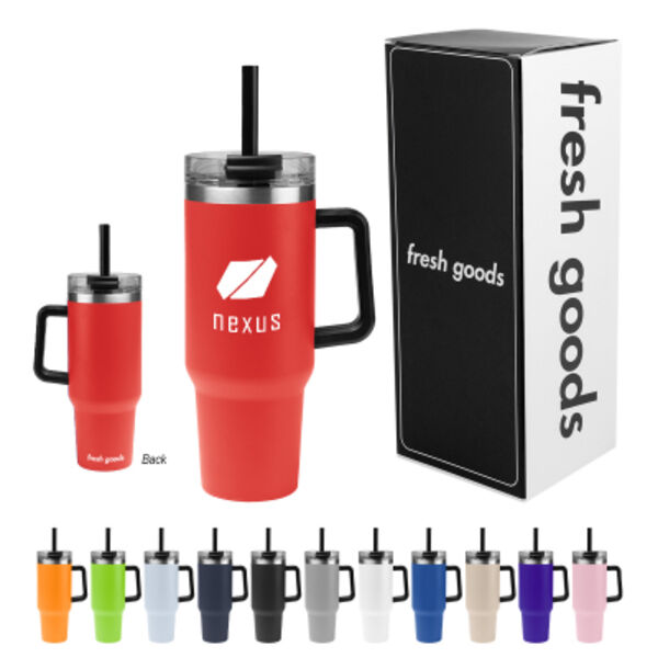 Fresh Goods 40 Oz. Intrepid Stainless Steel Tumbler Thumbnail