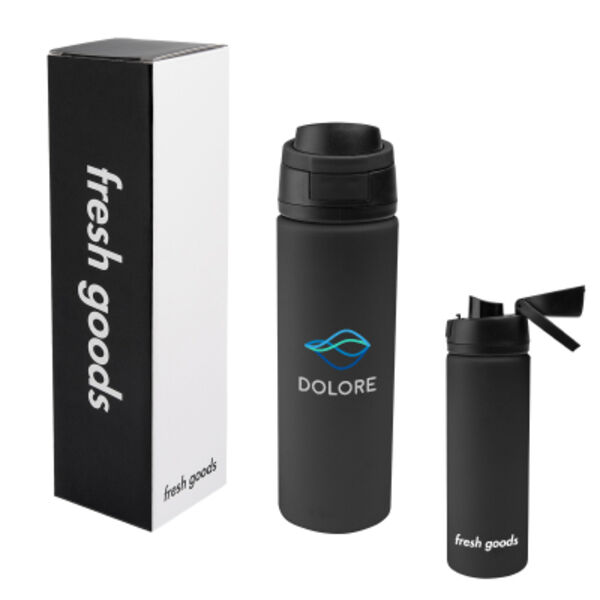Fresh Goods 24 Oz. Pop Sip Recycled Stainless Steel Bottle Thumbnail
