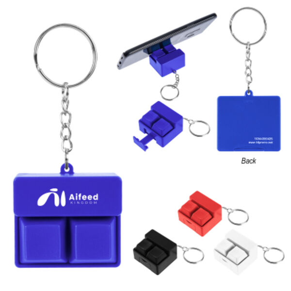Click Fidget Keychain With Phone Stand Thumbnail