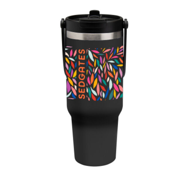 40 Oz. Full Color Peak Intrepid Recycled Stainless Steel Tumbler Thumbnail