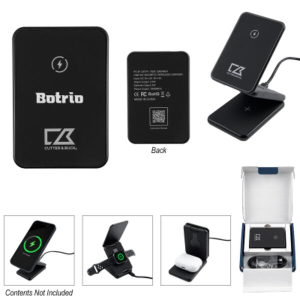Cutter & Buck® 3-In-1 Magnetic Wireless Charger Thumbnail