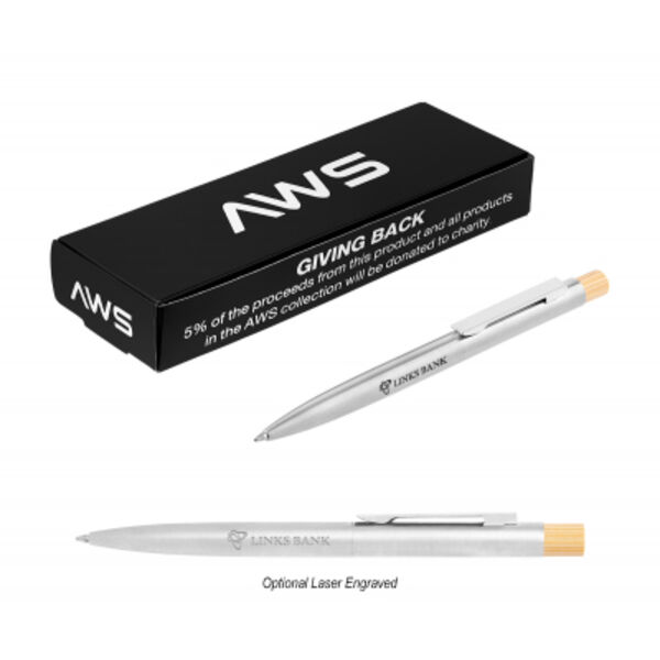 AWS Recycled Stainless Steel Pen Thumbnail