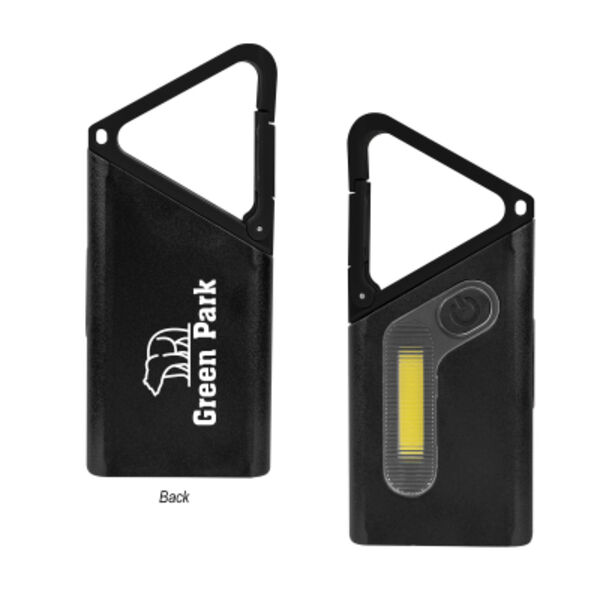 Clip ’N Glow Rechargeable Carabiner COB Flashlight Thumbnail