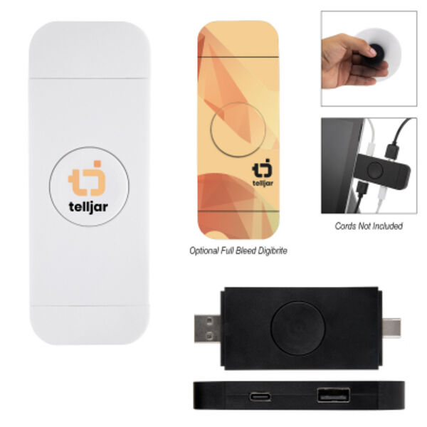 rABS Spinner Dual Input USB Hub Thumbnail