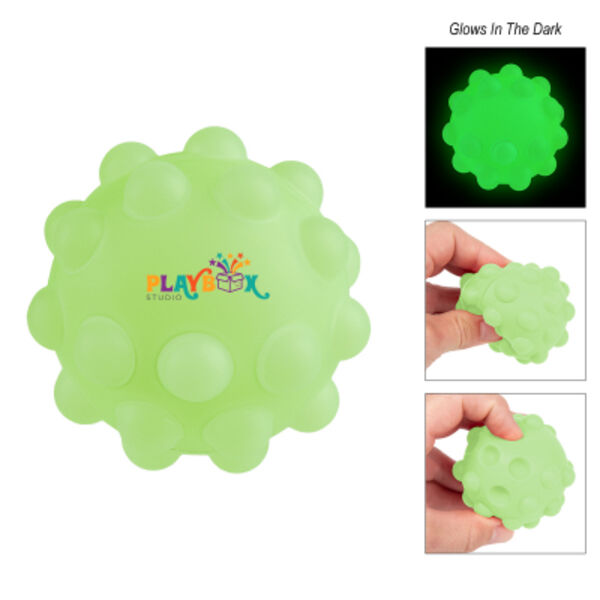 Glow-In-The-Dark Push Pop Ball Thumbnail