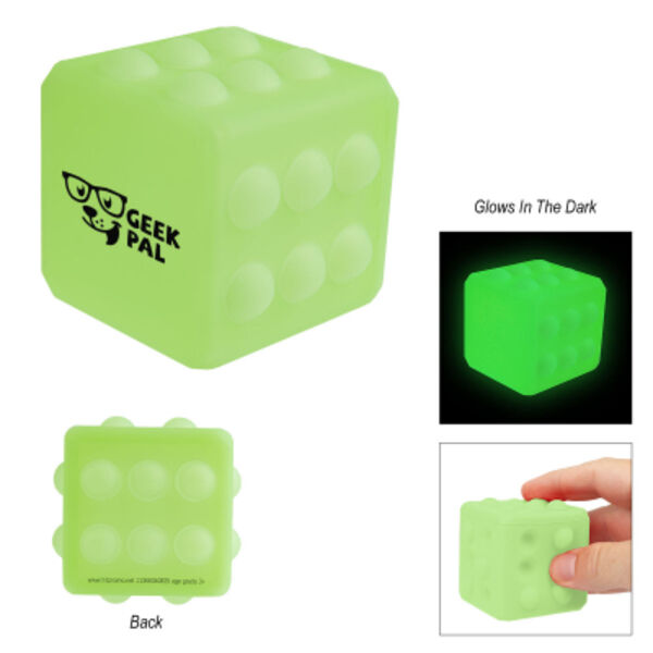 Glow-In-The-Dark Push Pop Cube Thumbnail