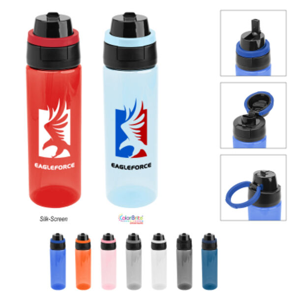 24 Oz. Pop Sip & Chug rPET Bottle Thumbnail