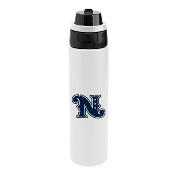 32 Oz. Pop Sip & Chug Recycled Single Wall Stainless Steel Bottle Thumbnail