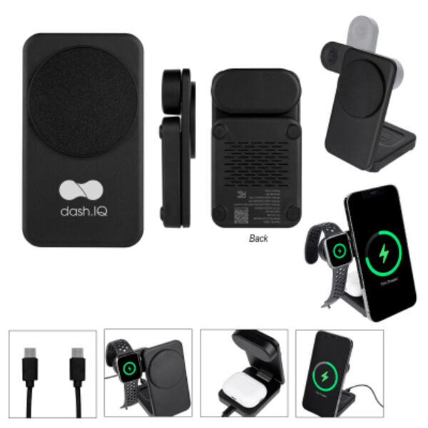 Foldable rABS Magnetic Wireless Charger Thumbnail