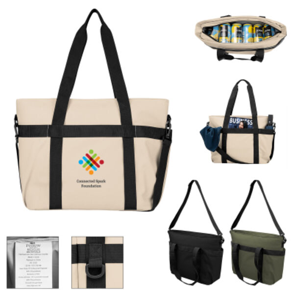 Hudson rPET 36 Can Cooler Tote Bag Thumbnail