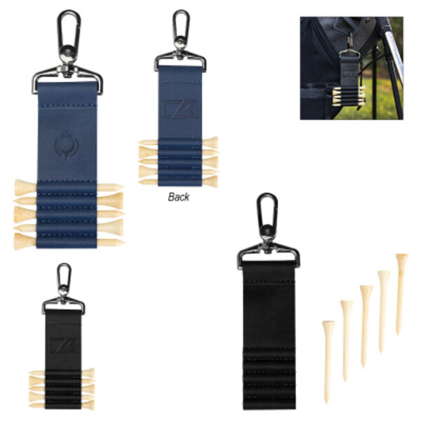 Cutter & Buck®  rPET And Bamboo Golf Tee Set Keychain Thumbnail