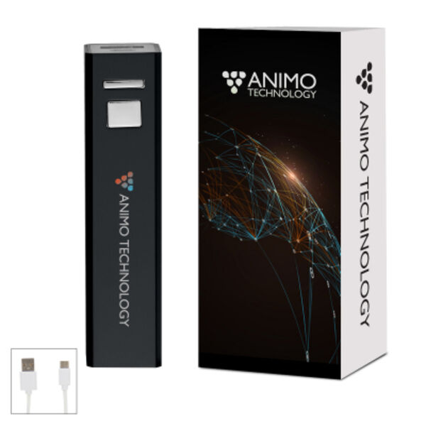 UL Listed 2,200 mAh On-The-Go Power Bank 2.0 With Custom Box Thumbnail