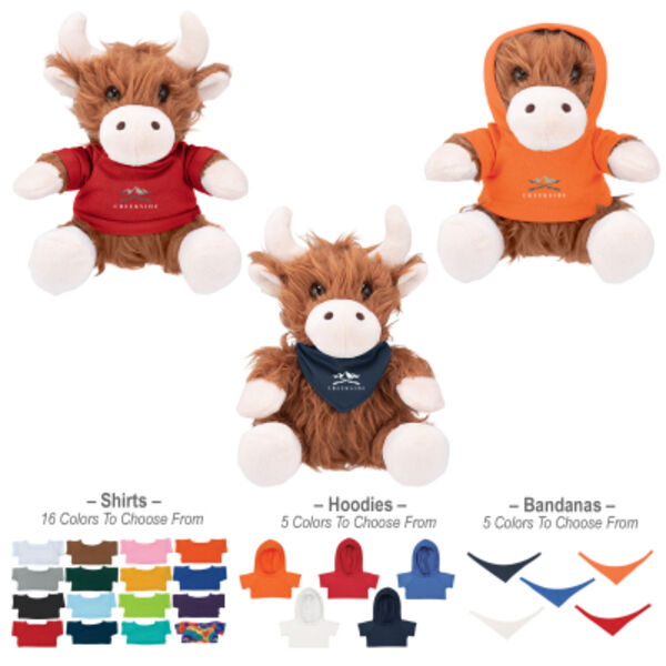 6" Heidi Highland Cow Thumbnail
