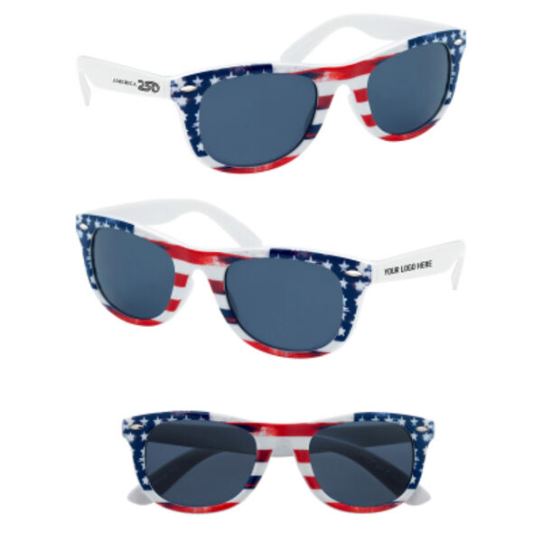 America250™ Patriotic Malibu Sunglasses Thumbnail