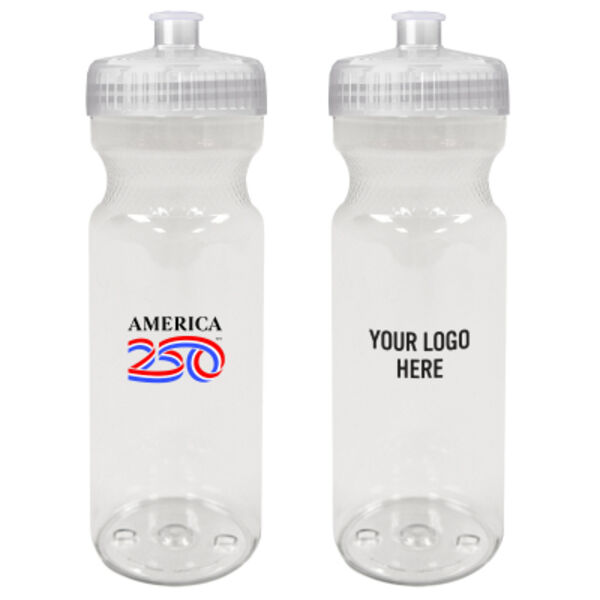 America250™ 28 Oz. Poly-Clear™ Fitness Bottle Thumbnail